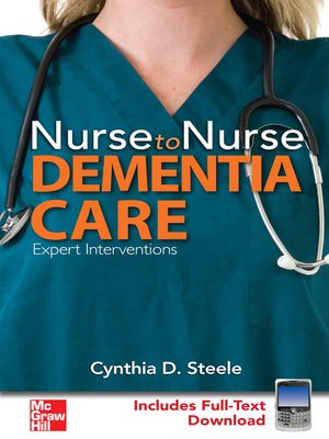 cover image of Nurse to Nurse Dementia Care